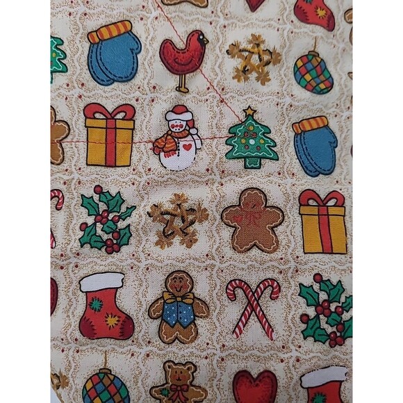 Children's Baby Blanket Project Linus Vintage Holiday Christmas Theme Winter - Picture 2 of 7
